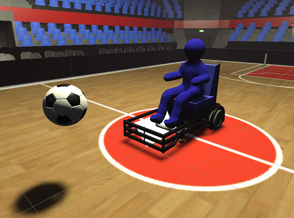 Power Chair Soccer Simulator